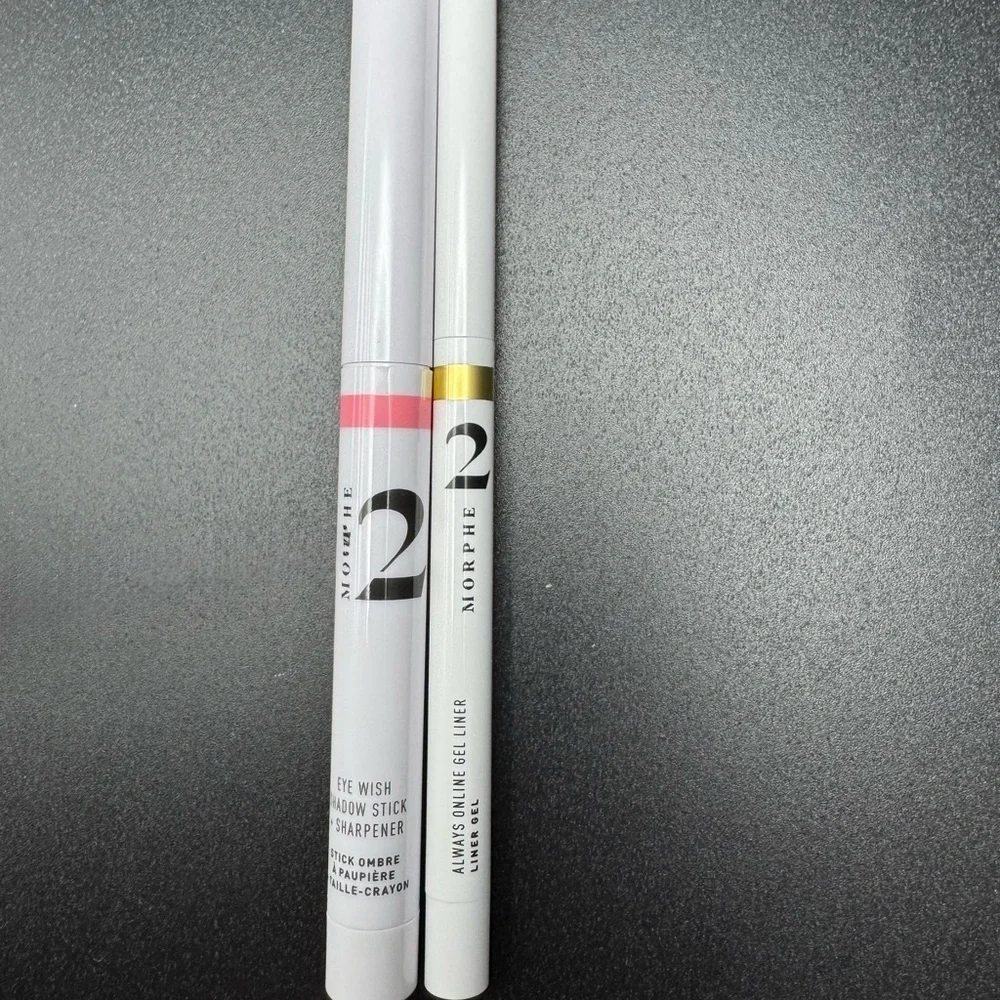 Morphe Eye Makeup Duo- Shadow Stick & Gel Eyeliner Both Full Size New